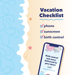 Vacation Checklist Birth Control Planned Parenthood Direct