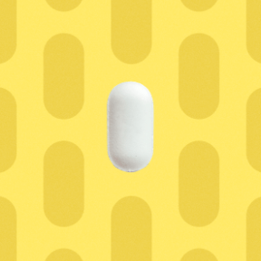 UTI treatment from Planned Parenthood Direct on a yellow background